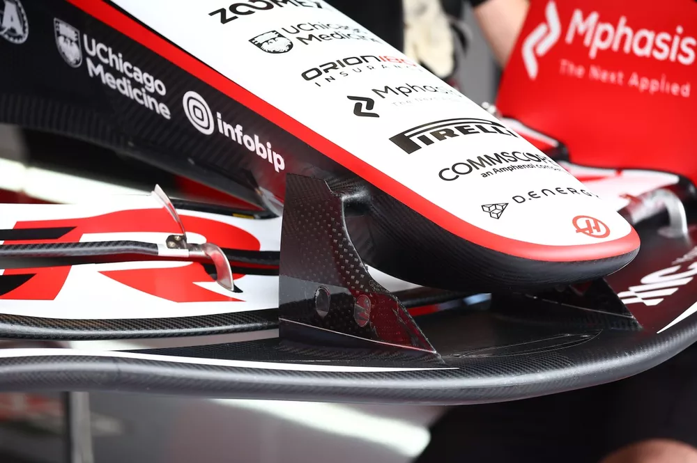 Detalle t&eacute;cnico del Haas VF-26