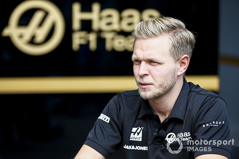 Kevin Magnussen, Haas F1 speaks to the media
