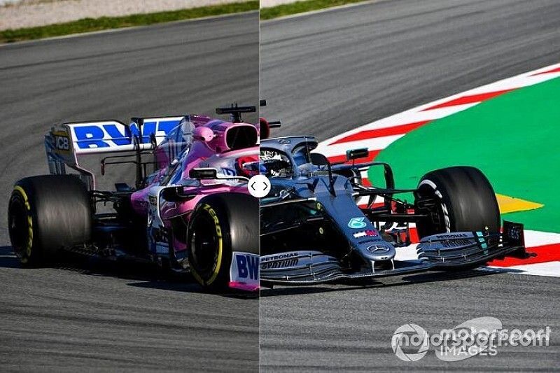 Racing Point RP20 vs. Mercedes W11