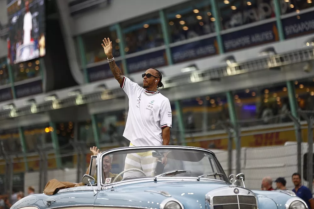Drivers parade,  Lewis Hamilton, Mercedes AMG 