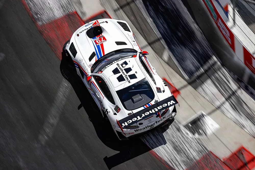 #79 WeatherTech Racing Mercedes AMG GT3, GTD PRO: Cooper MacNeil, Julien Andlauer, Alessio Picariello