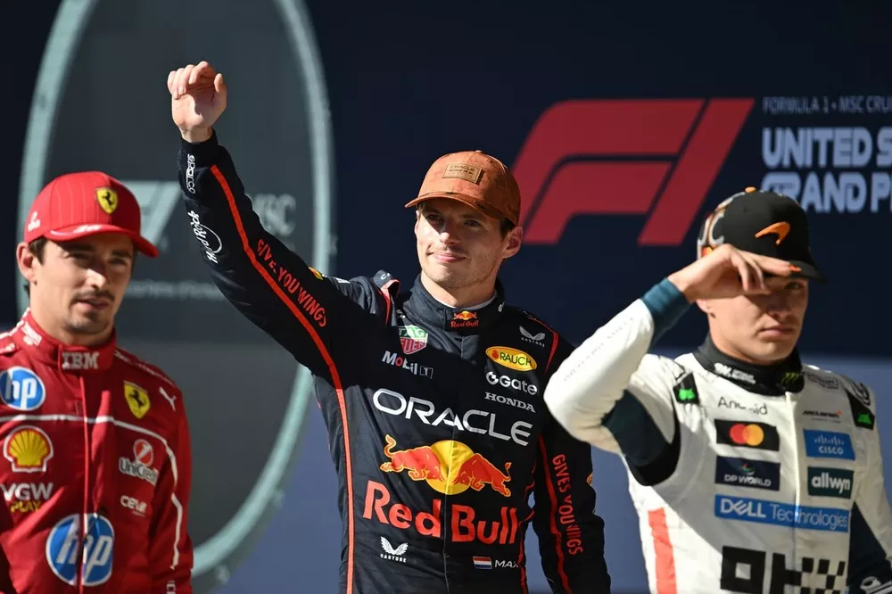 Charles Leclerc, Ferrari, Lando Norris, McLaren, Max Verstappen, Red Bull Racing