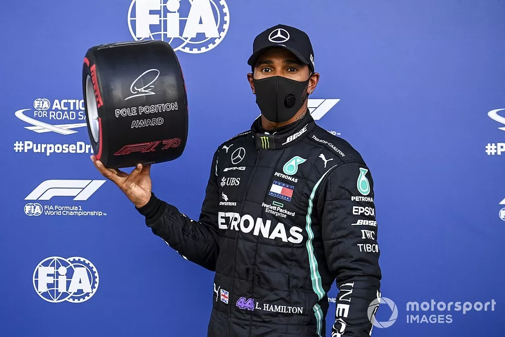 Pole Sitter Lewis Hamilton, Mercedes-AMG F1 