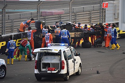 Diaporama - L'accident de Hülkenberg à Abu Dhabi