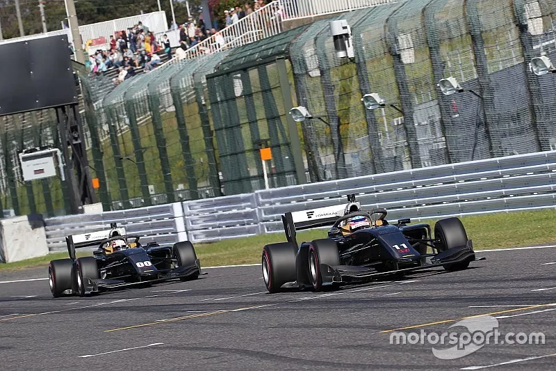 Kazuki Nakajima (VANTELIN TEAM TOM&rsquo;S) and Takuma Sato, SF19 demo run