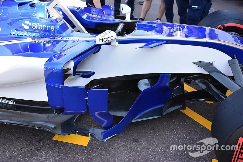 Sauber C36: Windabweiser