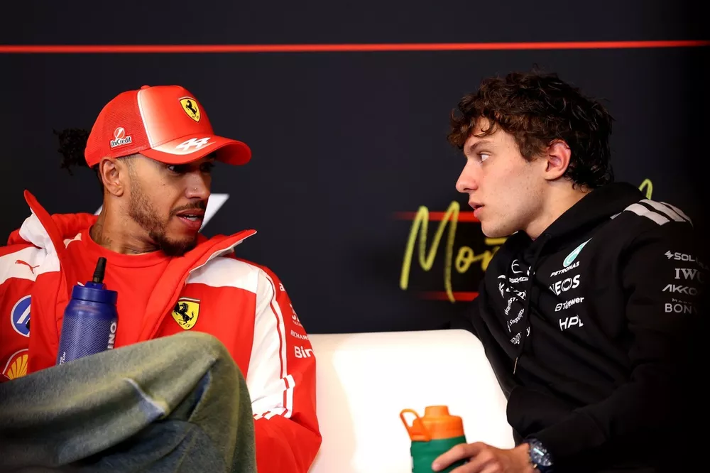 Andrea Kimi Antonelli, Mercedes, Lewis Hamilton, Ferrari