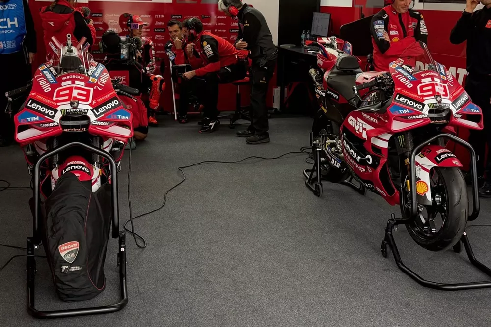 Detalles de la Ducati en Austin, con novedades aerodin&aacute;micas