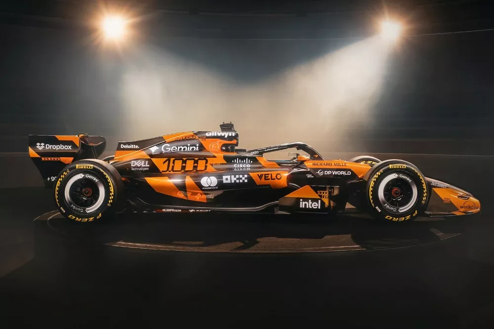マクラーレン、F1参戦1000戦を記念した特別カラー発表。モナコ