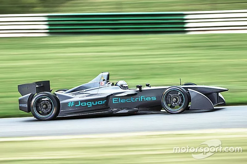 Test Formula E della Jaguar Racing