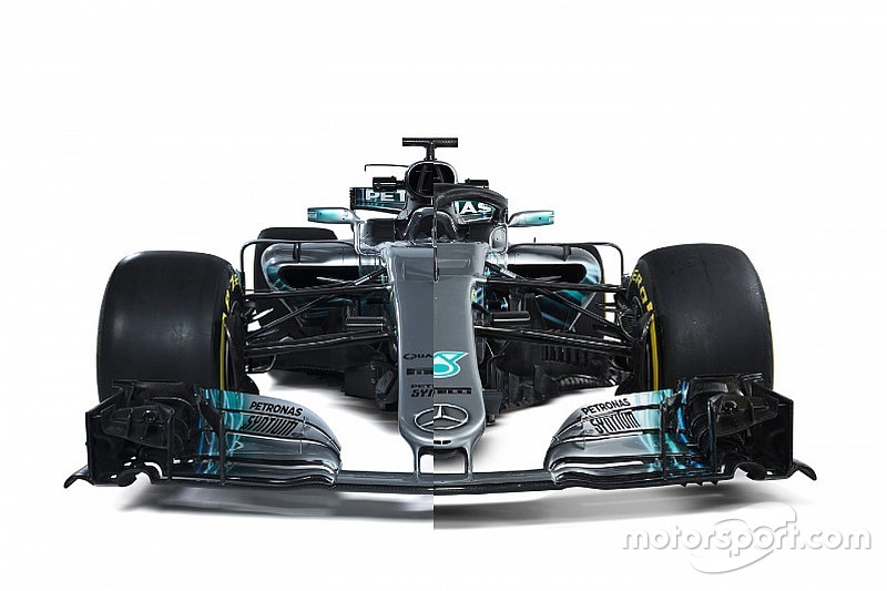 Comparaison entre les Mercedes F1 W08 et W09