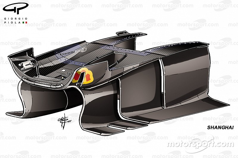 Technique - La modification des aubes de déviation sur la Red Bull