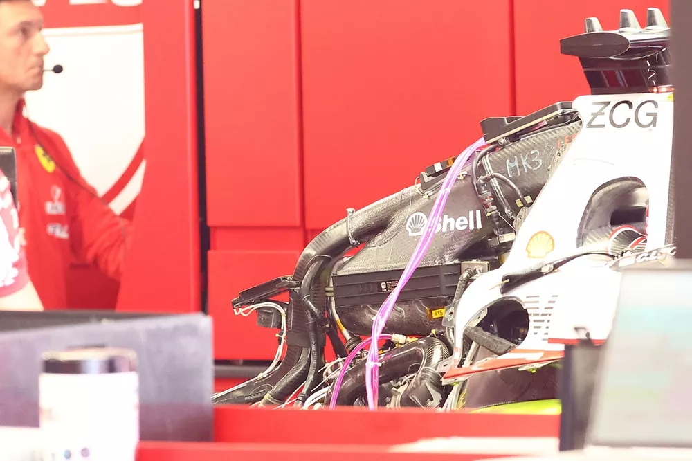 Detalle t&eacute;cnico del Ferrari SF-26