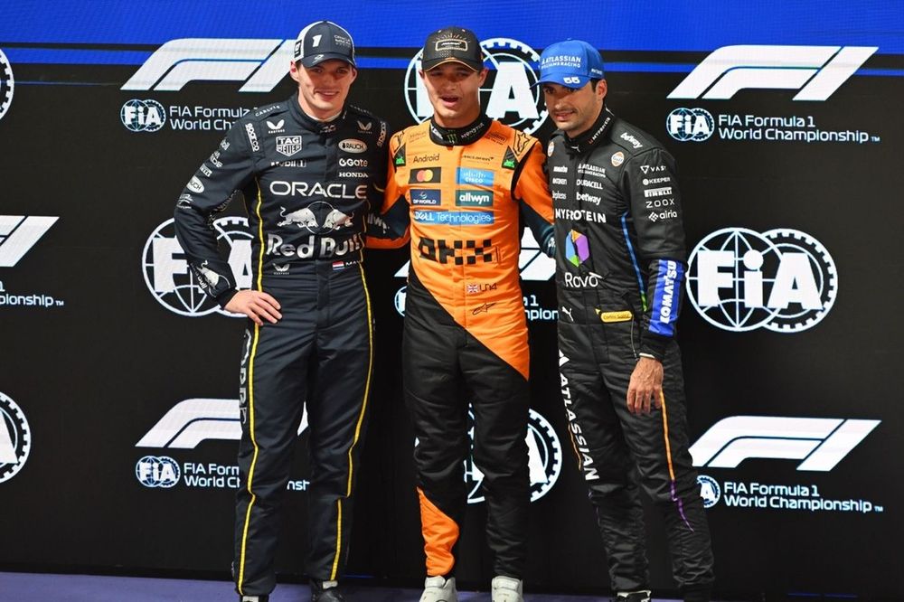 Lando Norris, McLaren, Max Verstappen, Red Bull Racing, Carlos Sainz, Williams