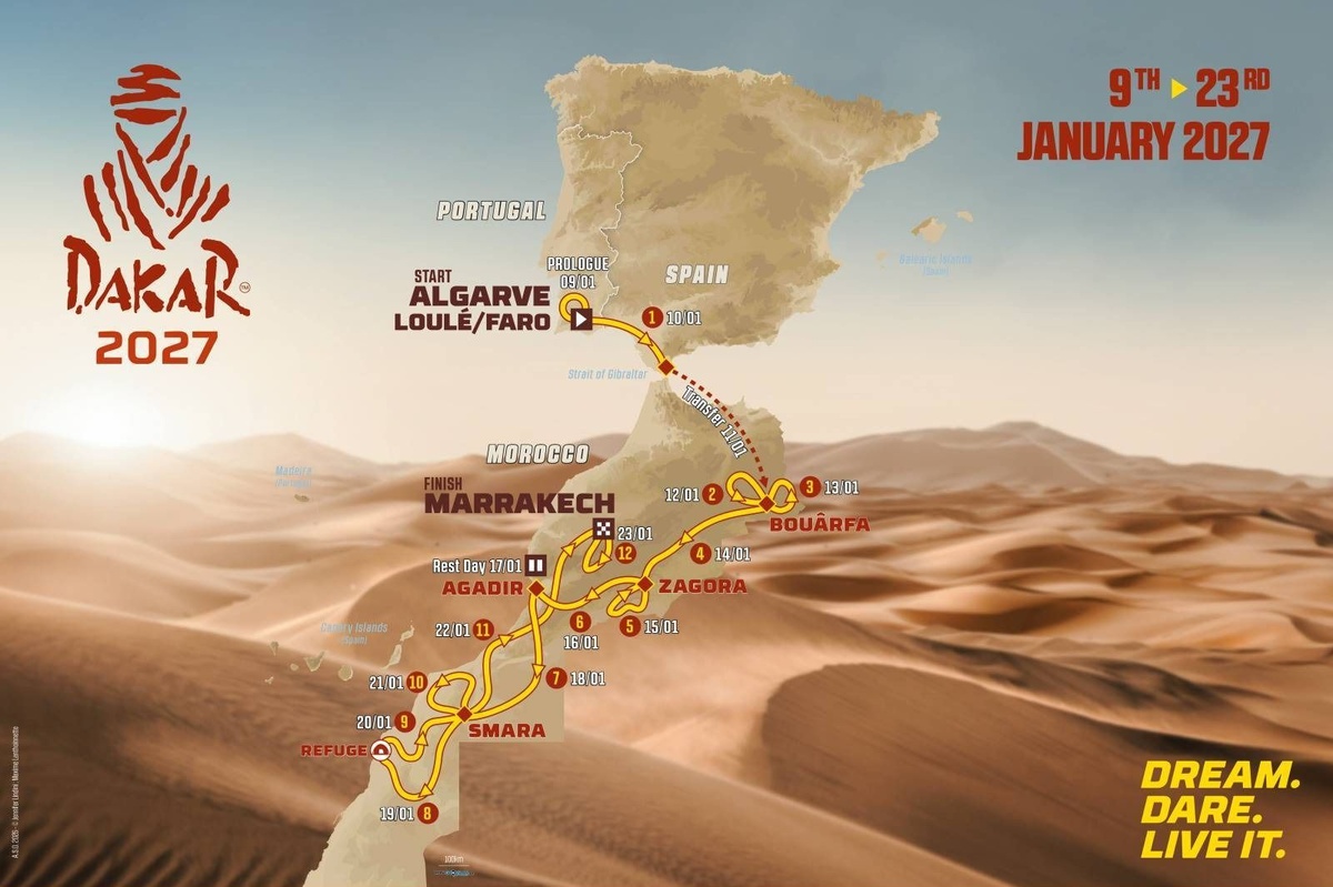 Le Dakar annonce le Portugal et le Maroc comme pays hôtes de l'édition 2027
