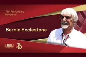 Bernie Ecclestone, premio honorífico del 75 aniversario en los Autosport Awards