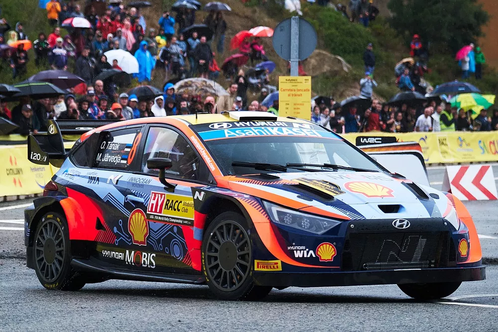 Ott Tanak, Martin Jarveoja, Hyundai World Rally Team Hyundai i20 N Rally1