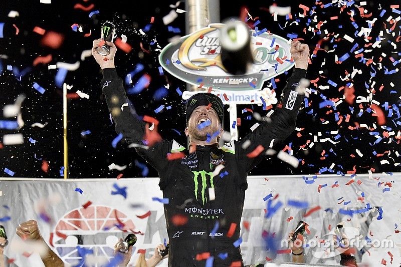 Race Winner Kurt Busch, Chip Ganassi Racing, Chevrolet Camaro Monster Energy