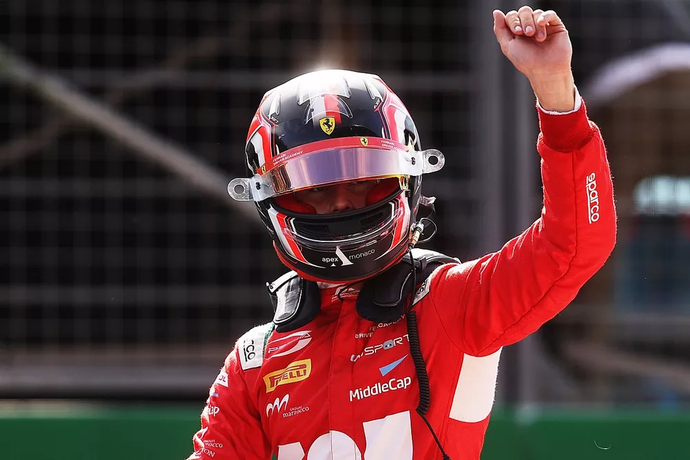 Race winner Arthur Leclerc, Prema Racing 