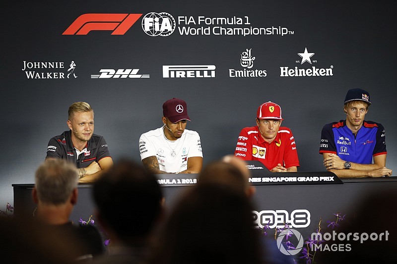 Singapore GP: Thursday's press conference