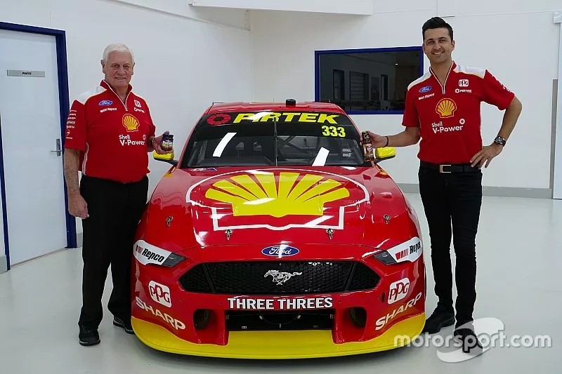 Fabian Coulthard and Dick Johnson, DJR Team Penske Ford Mustang