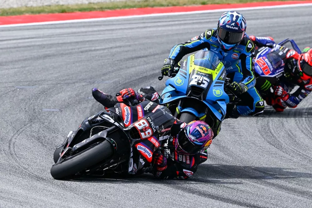 El choque de Jorge Mart&iacute;n, Aprilia Racing Team