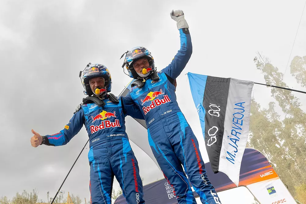 Winners Ott T&auml;nak, Martin J&auml;rveoja, M-Sport Ford World Rally Team Ford Puma Rally1