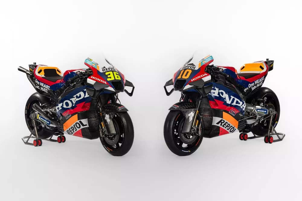 レプソル・ホンダ、2024年はカラーリング一新！ トリコロール要素
