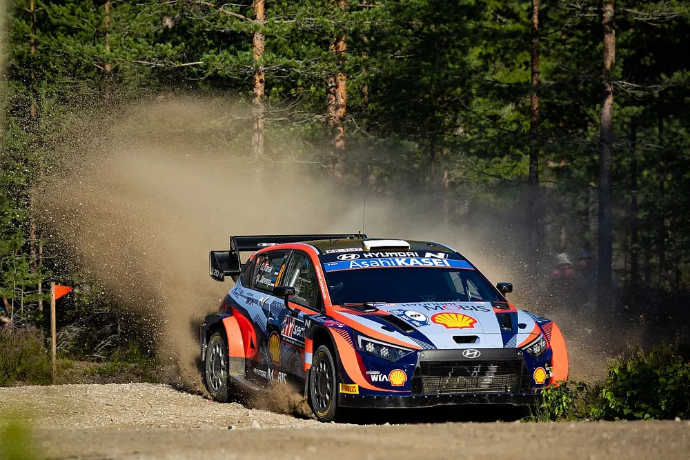 Ott Tanak, Martin Jarveoja, Hyundai World Rally Team Hyundai i20 N Rally1