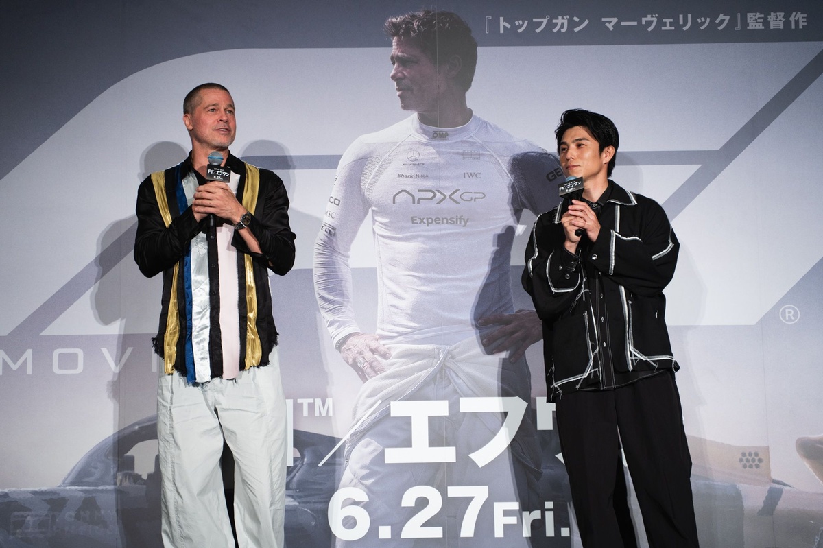 ブラッド・ピット「ニッポンはF1の国……皆さんにようやくこの作品を見て