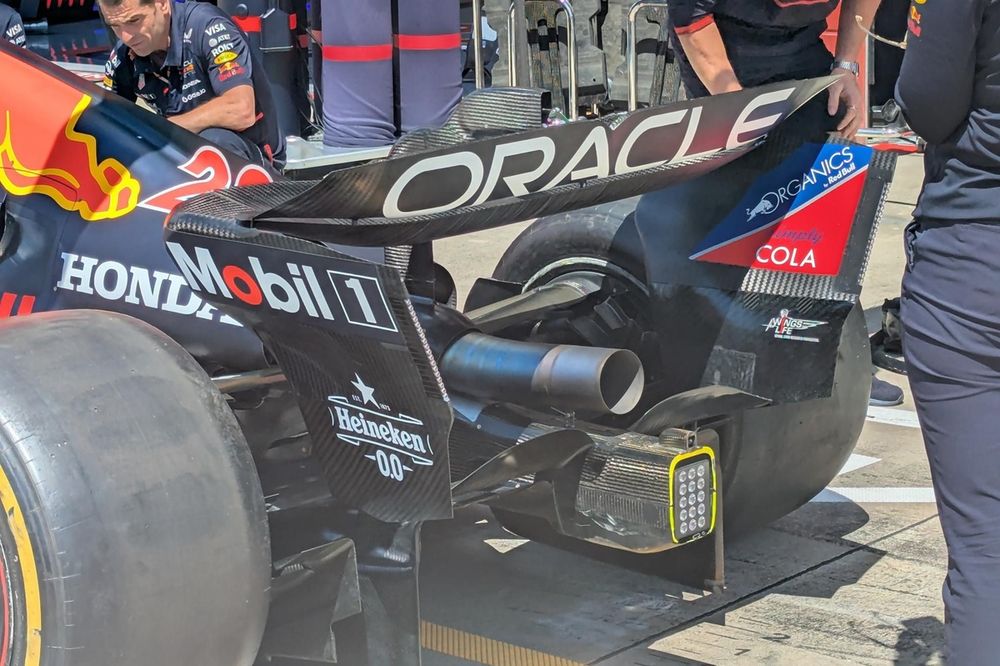 Detalle técnico del Red Bull Racing
