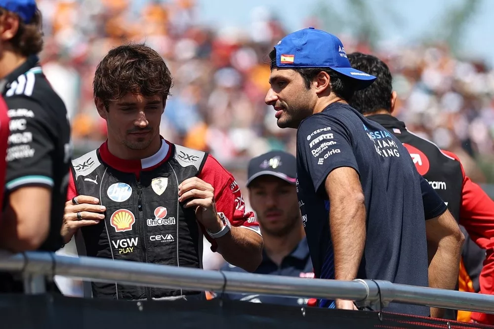 Charles Leclerc, Ferrari, Carlos Sainz, Williams