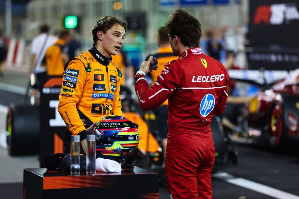 Charles Leclerc, Ferrari, Oscar Piastri, McLaren