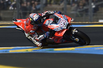 Le Mans, Libere 2: Dovizioso batte la best pole davanti a Marquez e Rossi
