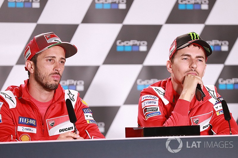 Ducati va réunir Dovizioso et Lorenzo pour faire baisser la tension