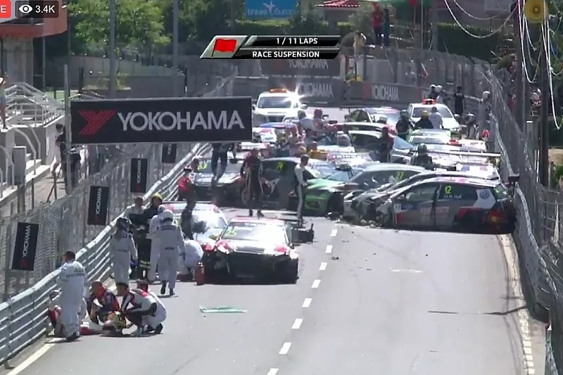 Accidente del WTCR en Vila Real