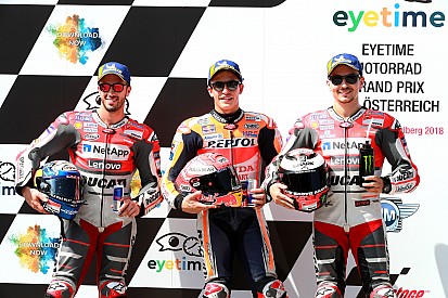 Marquez troeft Ducati af voor pole in Oostenrijkse GP, P14 voor Rossi