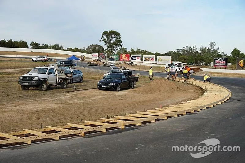 Track works at Winton Motor Raceway