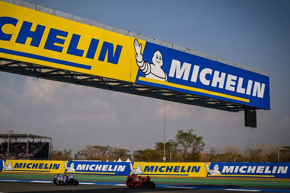 Les logos Michelin au GP de Tha&iuml;lande