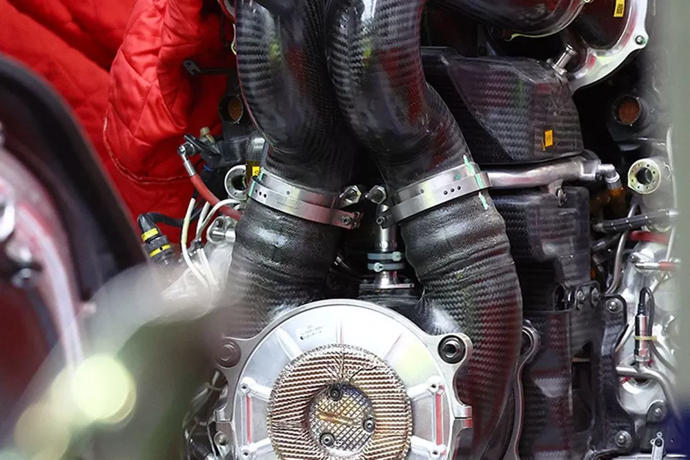 Il motore Ferrari 066/7
