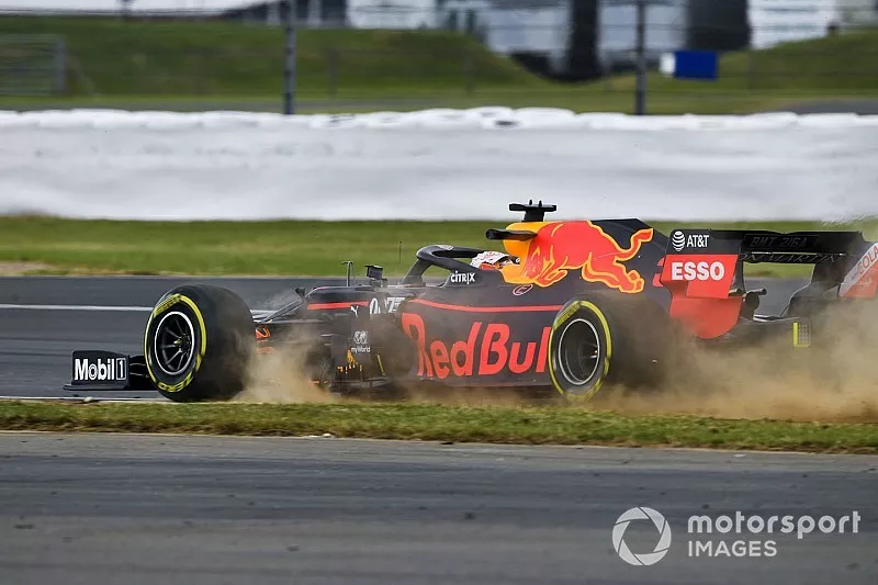 Max Verstappen, Red Bull Racing RB15, va largo