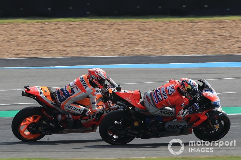 Marquez over duel met Dovizioso: “Rollen waren deze keer omgedraaid”