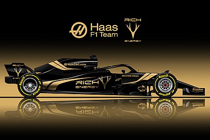 Як може виглядати болід Haas у чорно-золостистих кольорах Rich Energy