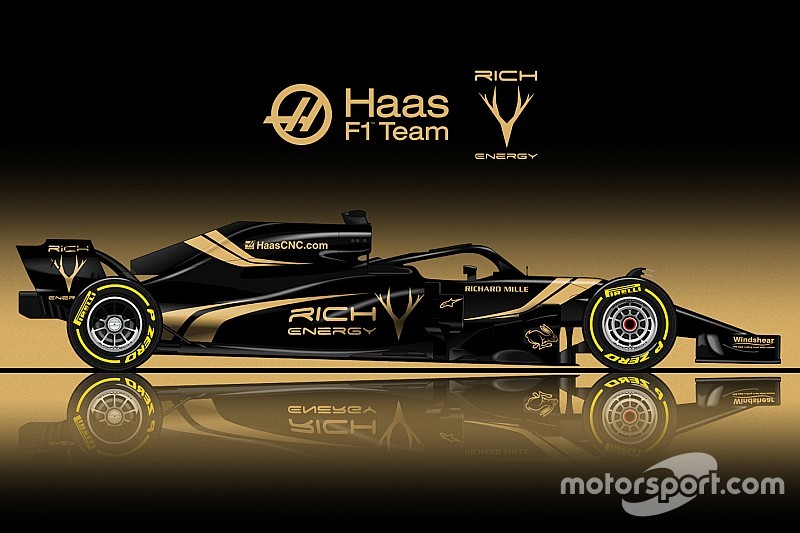 Designstudie: Die neuen Farben von Formel-1-Team Haas 2019