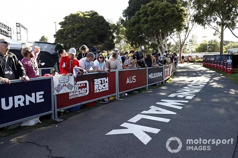 Fans en Albert Park
