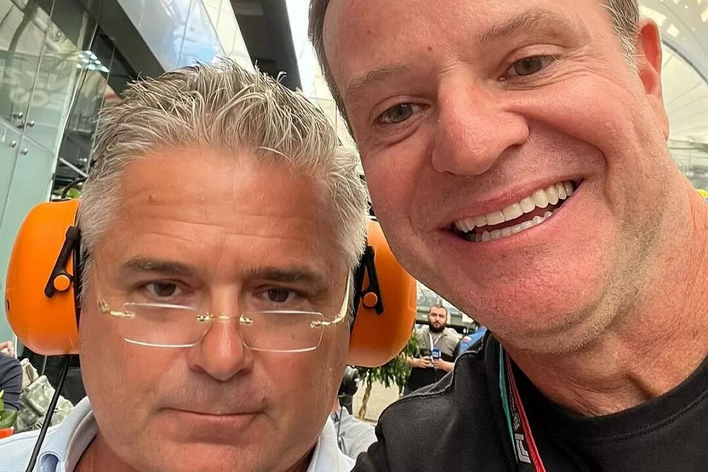 Rubens Barrichello e Gil de Ferran