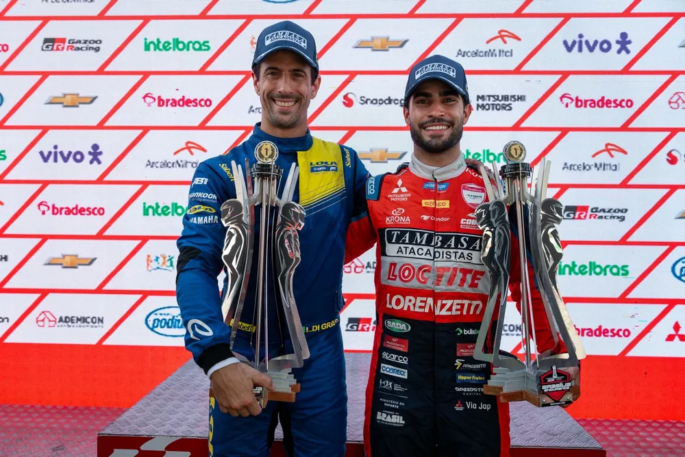 Lucas Di Grassi e Sergio Sette C&acirc;mara