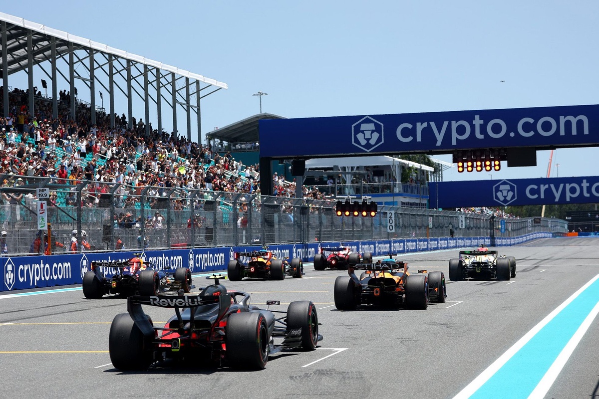 Parrilla de la carrera sprint de F1 en Miami: filas y posiciones