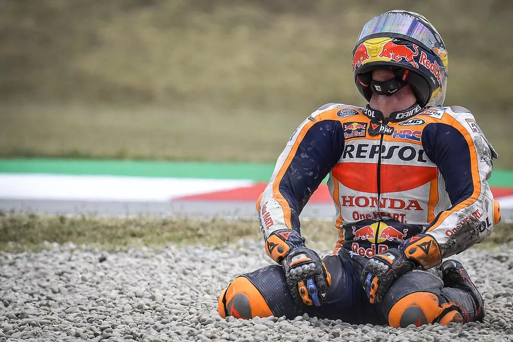 Pol Espargaro, Repsol Honda Team, crash