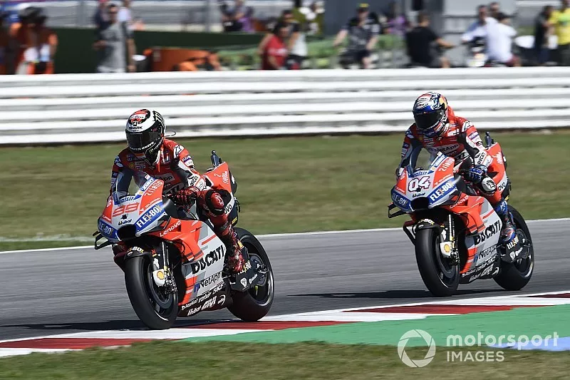 Jorge Lorenzo, Ducati Team, Andrea Dovizioso, Ducati Team